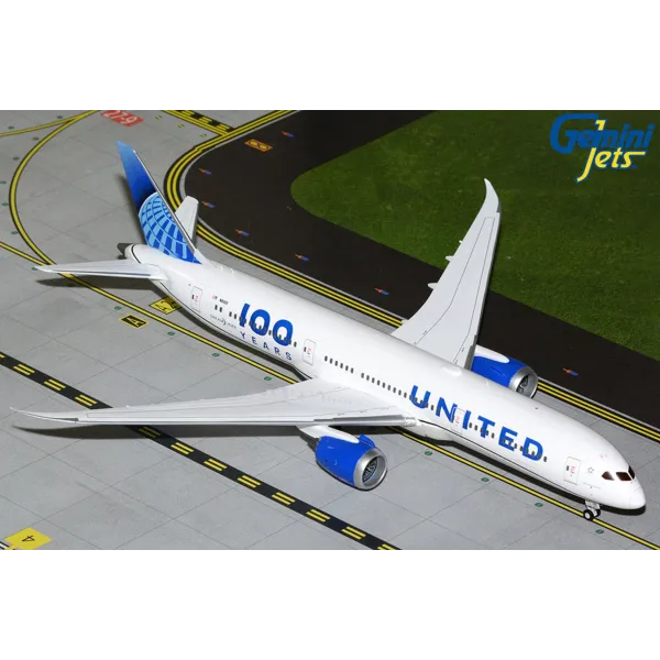 Gemini Jets United Airlines Boeing 787-9 '100 Years' Livery Diecast - N61101 - 1/200