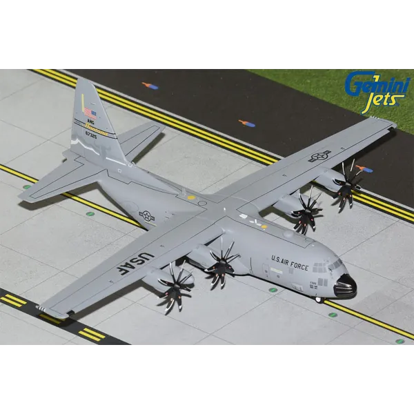 Gemini Jets U.S. Air Force C-130H Hercules Montana ANG Diecast - 96-7325 - 1/200