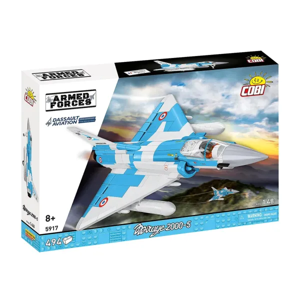 Mirage 2000-5 Brick Model Kit - Scale 1/48