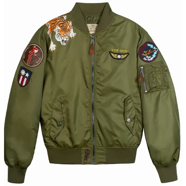 Top Gun Flying Tigers Bomber Jacket