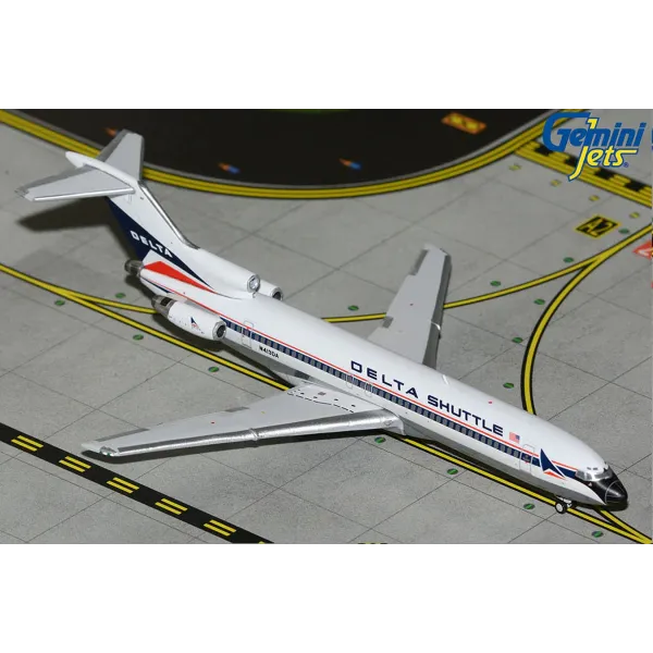 Gemini Jets Delta Shuttle Boeing B727-200 Polished LIvery Diecast - N413DA - 1/400