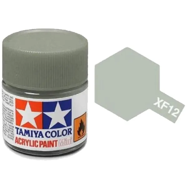 Tamiya XF-12 Japanese Navy Grey Matt Acrylic Paint 10ml
