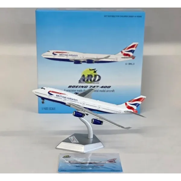British Airways Boeing 747-400 'Chatham Livery' Diecast - G-BDXB - 1/400