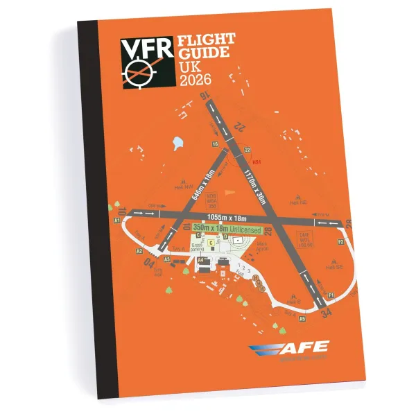 AFE 2026 UK Flight Guide Book Bound