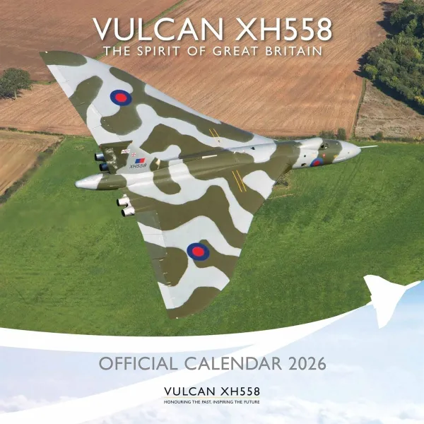 Vulcan XH558 Calendar 2026