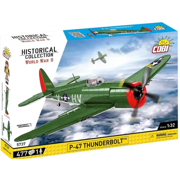 P-47 Thunderbolt Brick Model Kit