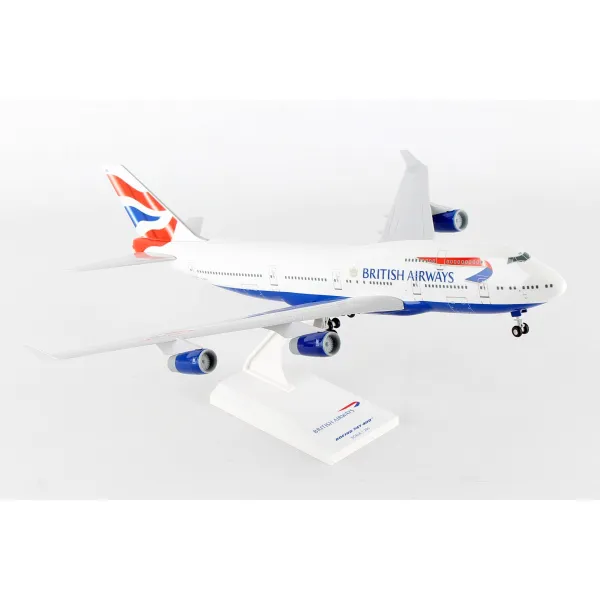 Skymarks British Airways Union Tail B747-400 Plastic Model - Scale 1:200