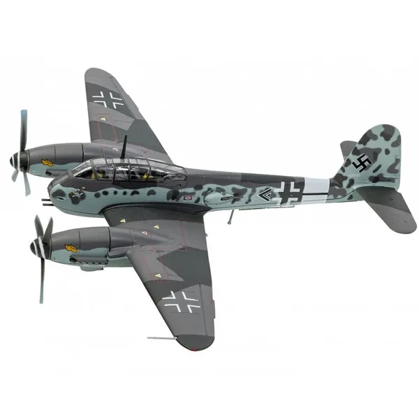 Messerschmitt Me 410A-1 U5+FE, Lt. Rudolf Abrahamczik Diecast Scale Model - 1/72