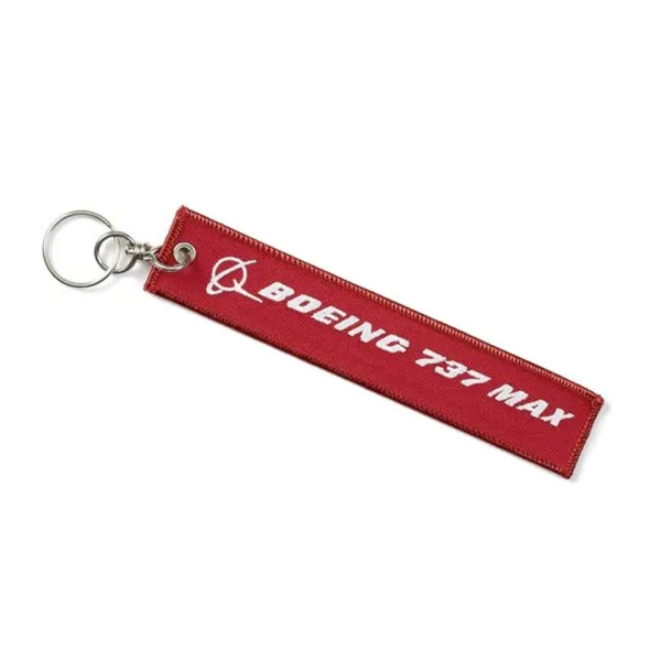 Boeing 737 Max RBF Official Embroidered Keyring