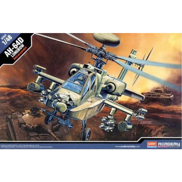 Academy AH-64D Longbow 1:48 Plastic Kit
