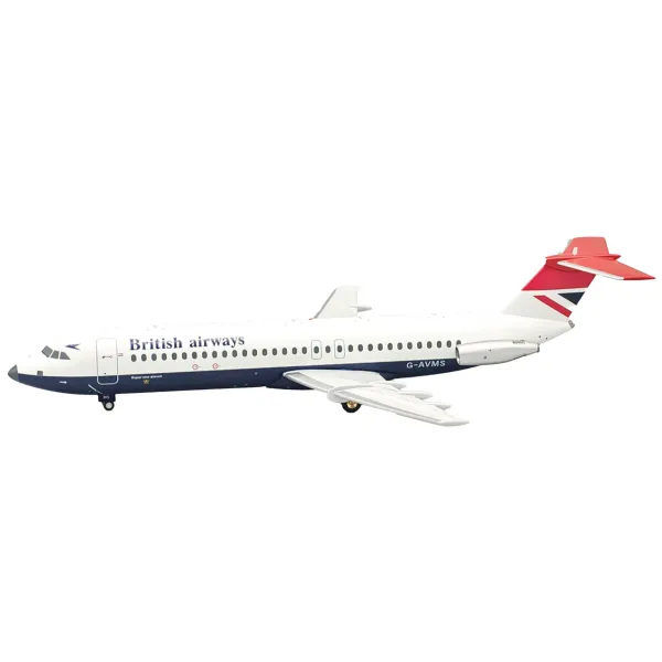 British Airways BAC One-Eleven - G-AVMS - Negus Livery - Diecast - 1/200