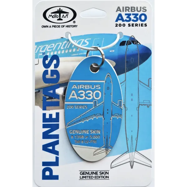 Aerolineas A330 - LV-FNI - PlaneTag - Blue/Pearl
