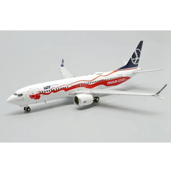 LOT Polish Airlines  B737-8 MAX Independence Livery - SP-LVD - Diecast - 1/400