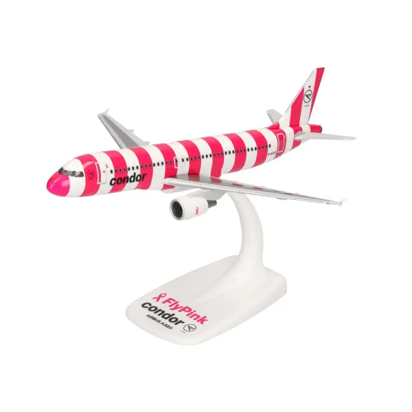 Condor A320 FlyPink Livery Plastic Model - D-AICS - 1/200
