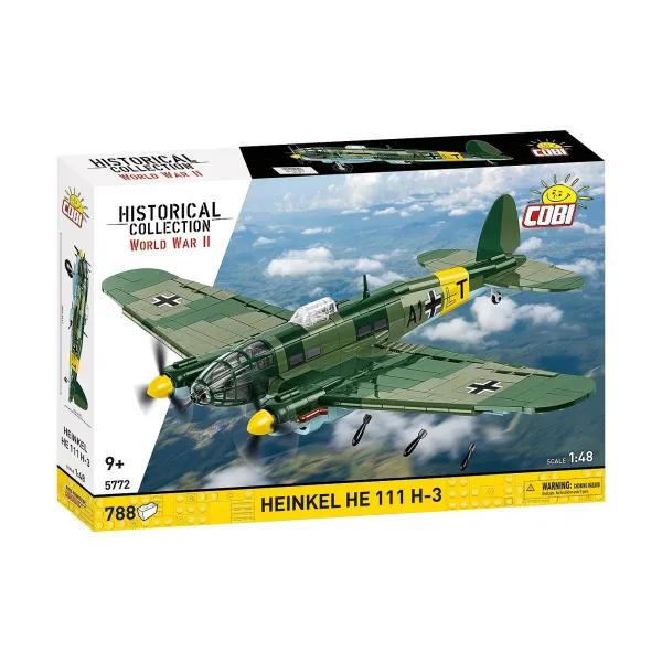 Heinkel HE 111 H-3 Brick Model Kit - Scale 1/48