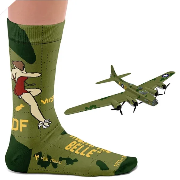 B-17 Memphis Belle 25th Mission Socks