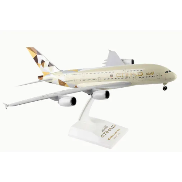 Skymarks Etihad Airbus A380-800 Plastic Model - Scale 1:200