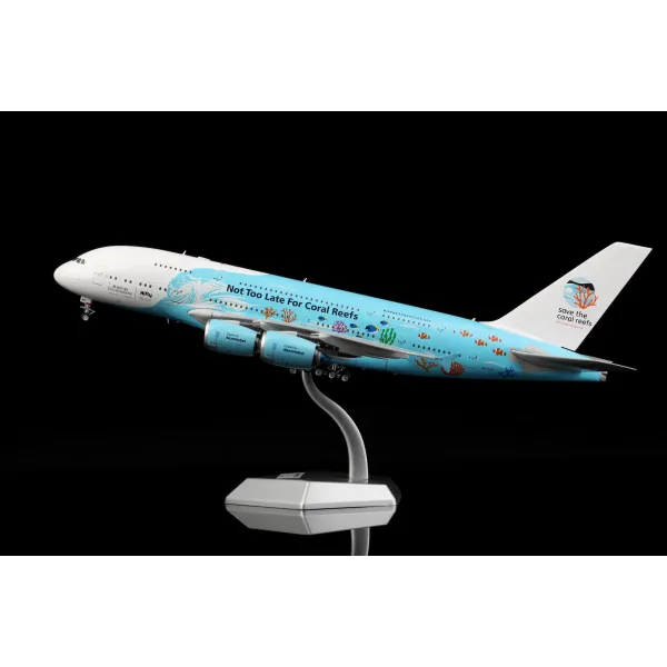 HiFly Malta Airbus A380-800 9H-MIP "Save The Coral Reefs" Livery - Diecast Model - 1/200 Scale