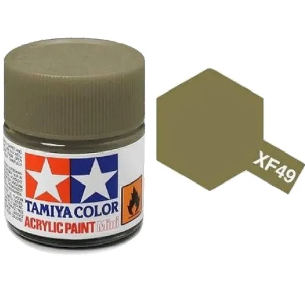 Tamiya XF-49 Khaki Matt Acrylic Paint 10ml