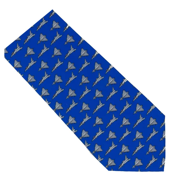 Eurofighter Typhoon On Blue Tie