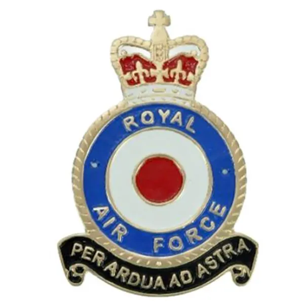 RAF Per Ardua Ad Astra Plaque Embossed Tin Plaque