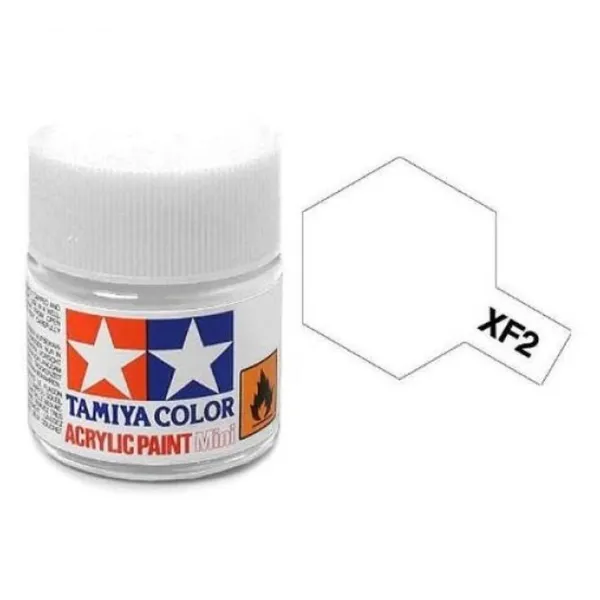 Tamiya XF-2 Flat White Acrylic Paint 10ml