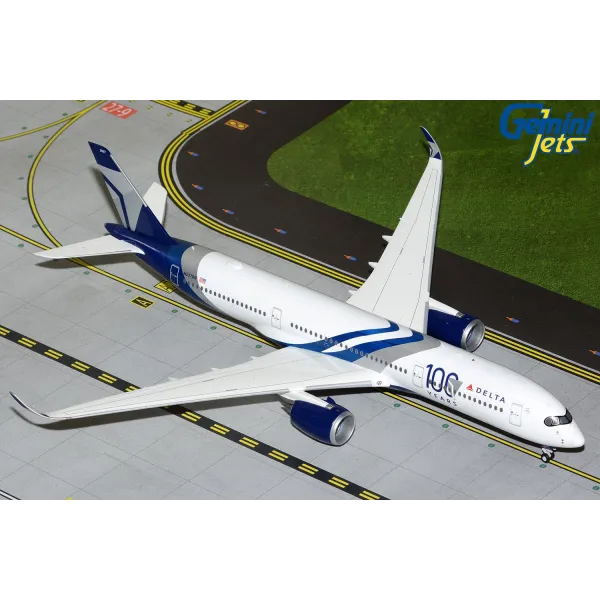 Gemini Jets Delta Airbus A350-900 “100 Years Livery” Diecast - N527DN - 1/200