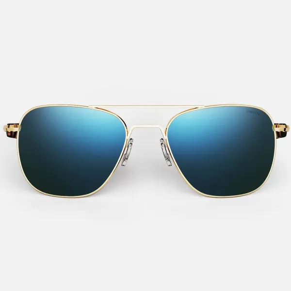 AVIATOR - 23K GOLD & COBALT