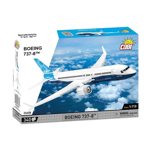 Boeing 737-8 Airliner Brick Model Kit