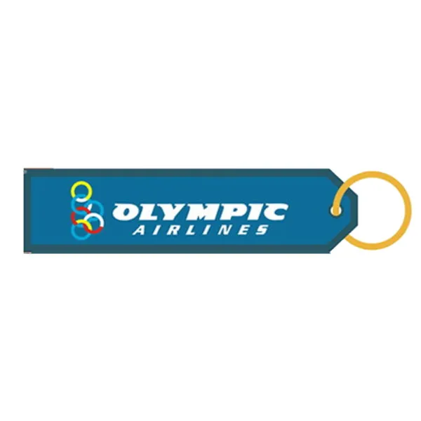 Olympic Airlines Embroidered Keyring