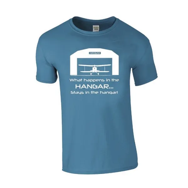 What Happens In The Hangar T-Shirt- LAST STOCK