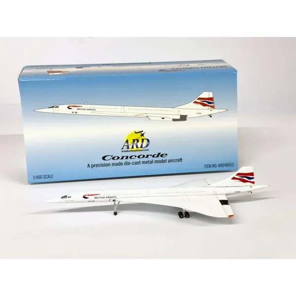 British Airways Concorde 'Chatham Livery' Diecast - G-BOAE - 1/400