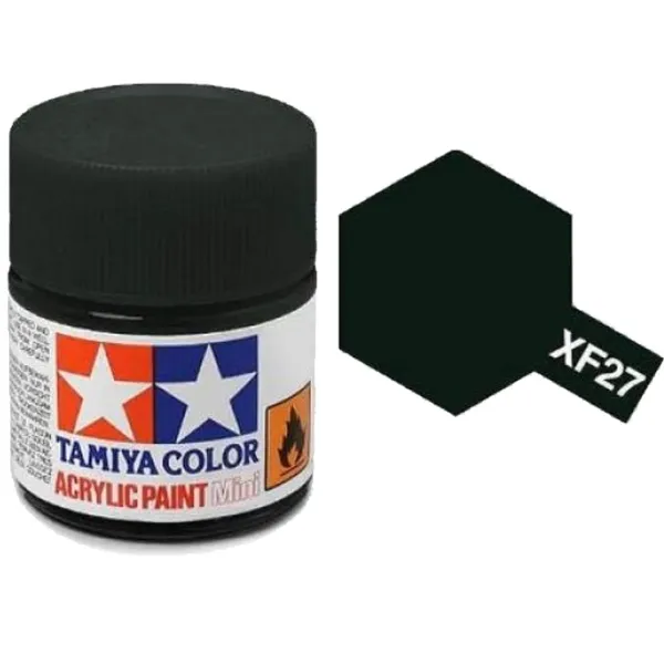 Tamiya XF-27 Black Green Matt Acrylic Paint 10ml