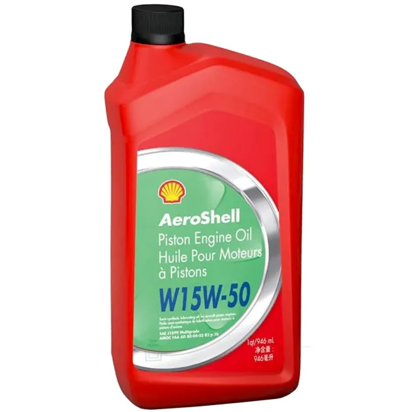 AeroShell 15W-50 Oil - 1 USQ Bottle