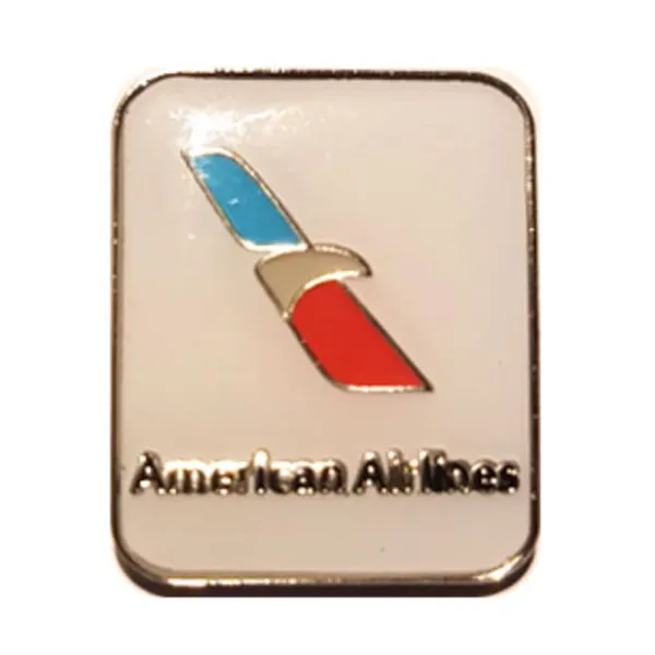 American Airlines New Logo Pin Badge