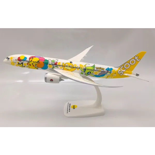 Scoot Pokemon B787-9 Plastic Model - 9V-OJJ - 1/200