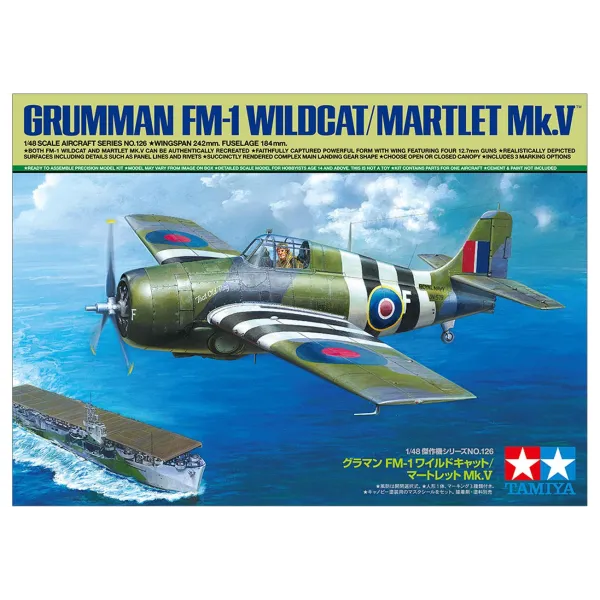 Tamiya FM-1 Wildcat/Martlet 1:48 Plastic Kit
