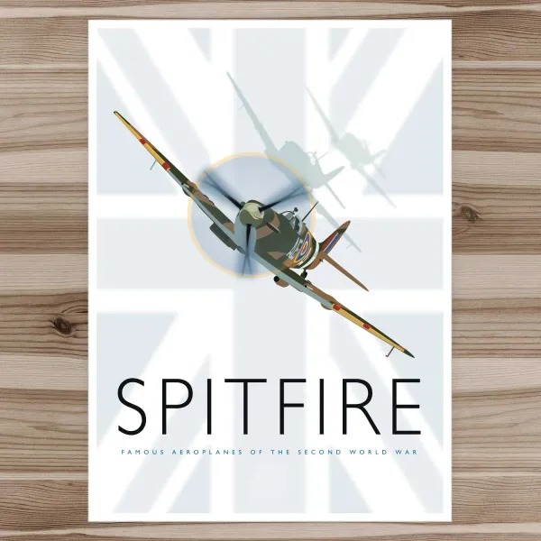 Spitfire A3 Poster by Peter McDermott