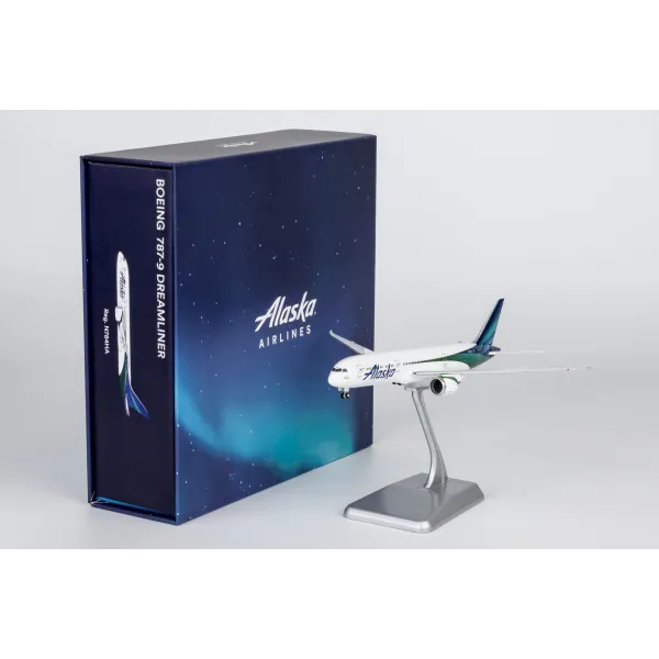 Alaska Airlines Boeing 787-9 Diecast with Stand - N784HA - 1/400