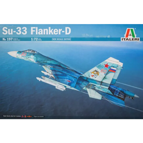 Italeri Su-33 Sea Flanker–D 1:72 Plastic Kit