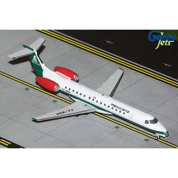 Gemini Jets Mexicana Embraer E145EP Diecast - XA-MBR - 1/200