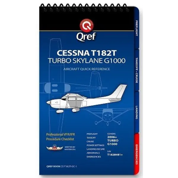 Cessna T182T Turbo Skylane w/G1000 (2006+) Qref Checklist