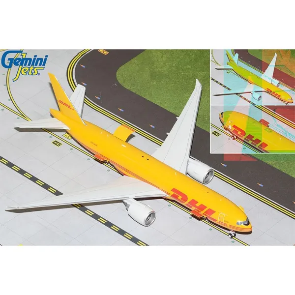 Gemini Jets DHL Boeing 777F Diecast Interactive Series - N774CK - 1/200