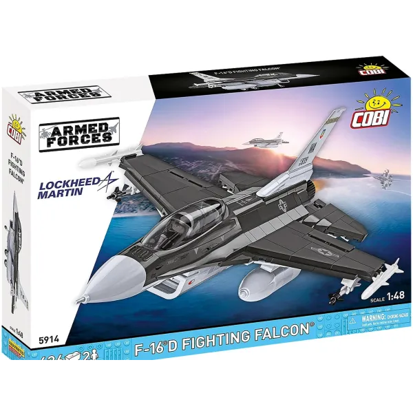 F-16D Fighting Falcon Brick Model Kit