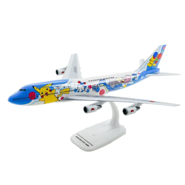 ANA Boeing 747-400 Pokemon Plastic Model - JA8964 - 1/250