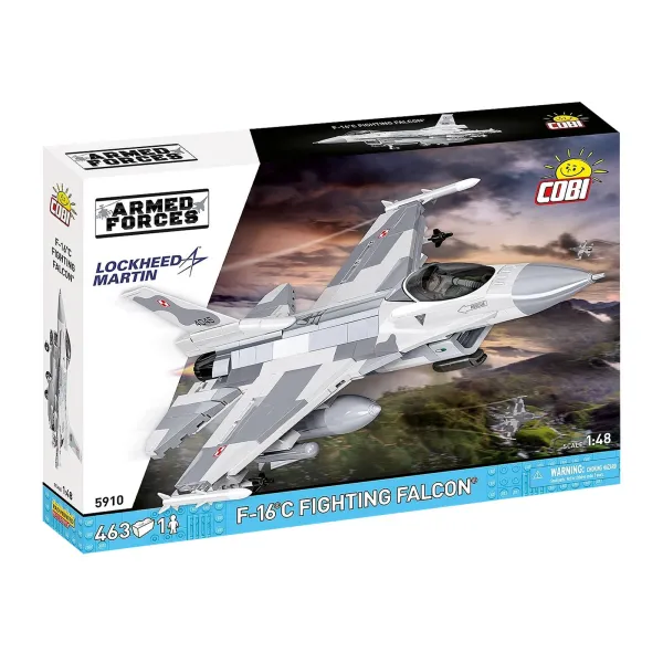 F-16C Fighting Falcon Brick Model Kit