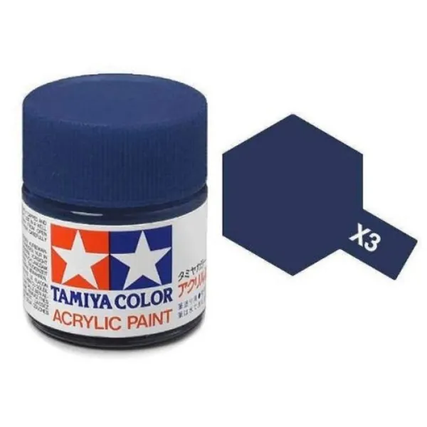 Tamiya X-3 Royal Blue Gloss Acrylic Paint 10ml