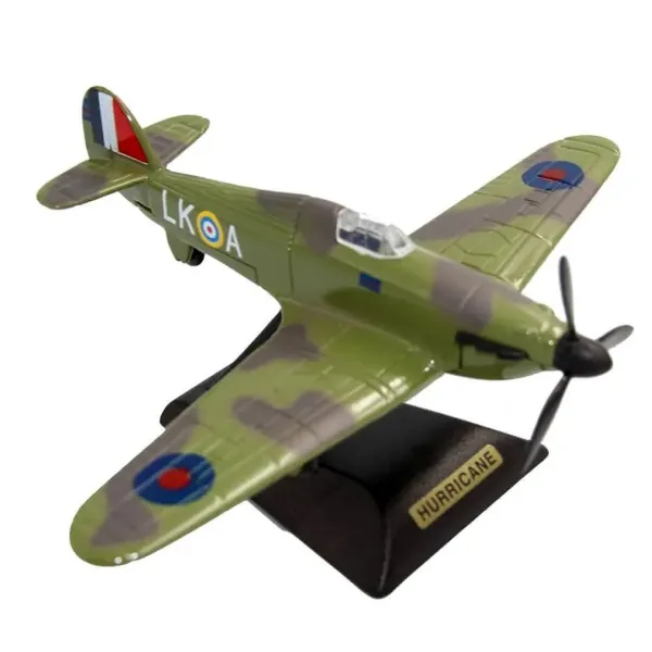 RAF Hurricane Diecast Scale Model - 1/100