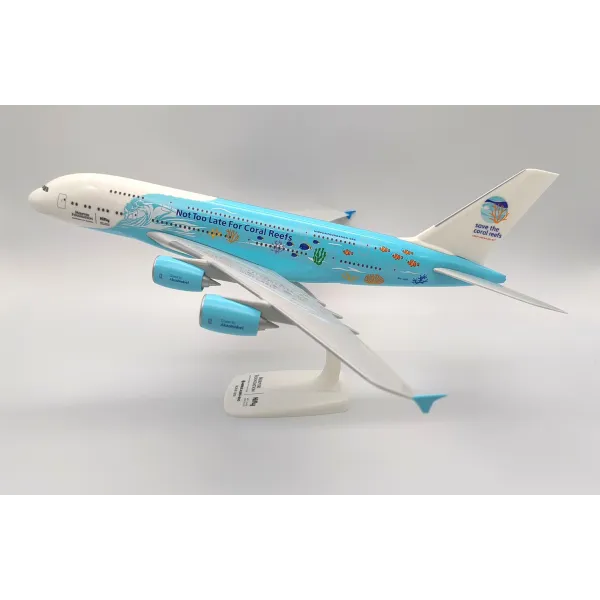 HiFly Airbus A380 'Save The Corals' Plastic Model - 1/200