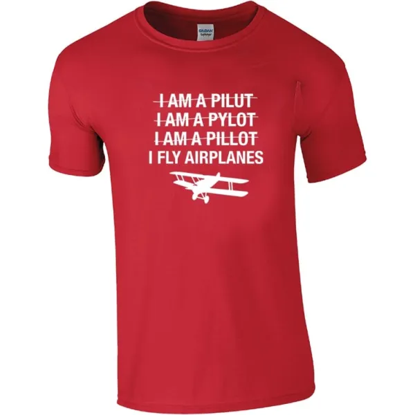 I Fly Airplanes T-Shirt- Last stock